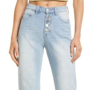 BP. High Waist Button Fly Mom Jeans